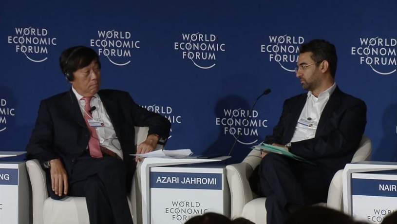 محمد جواد آذری جهرمی در نشست سالانه مجمع جهانی اقتصاد