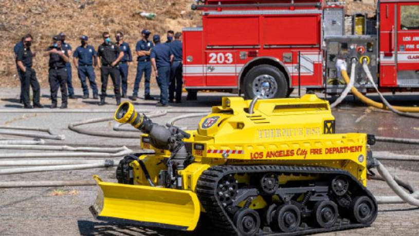 آتش نشان روباتیک در لوس‌آنجلس  استخدام شد
