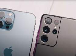 مقایسه دوربین گلکسیS21  سامسونگ با آیفون  12اپل