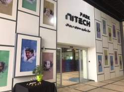 مرحوم ابوالحسنی در تالار مفاخر محتوای پارک فاوای استان خراسان رضوری