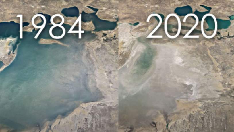 گوگل ارث تغییرات ۳۷ ساله زمین را نشان می‌دهد