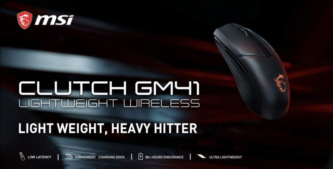 با ماوس گیمینگ بی سیم مدل CLUTCH GM41 LIGHTWEIGHT   همیشه برنده باشید!