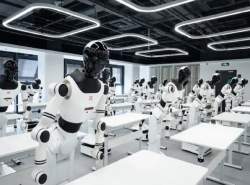 چین برای روبات‌های انسان‌نما مدرسه ساخت